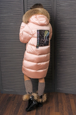 Пальто для девочки GnK З-825 превью фото