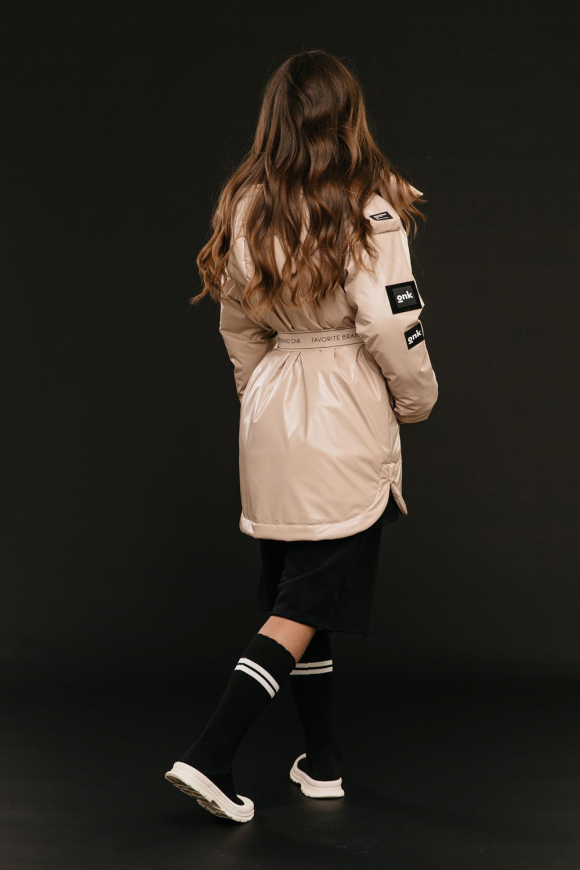 Куртка для девочки GnK С-744 фото